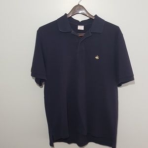 Men's Brooks Brothers Polo Navy Blue - L